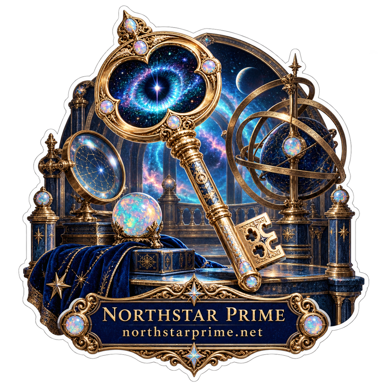 Portal Key sticker artwork