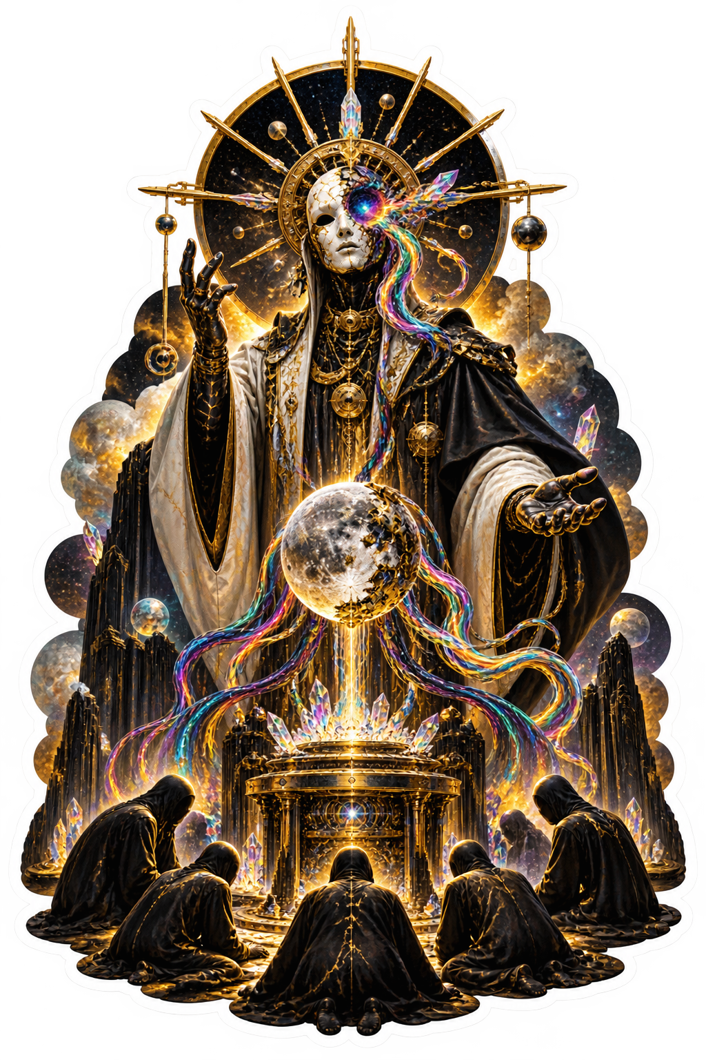 The Prism False Prophet die-cut sticker