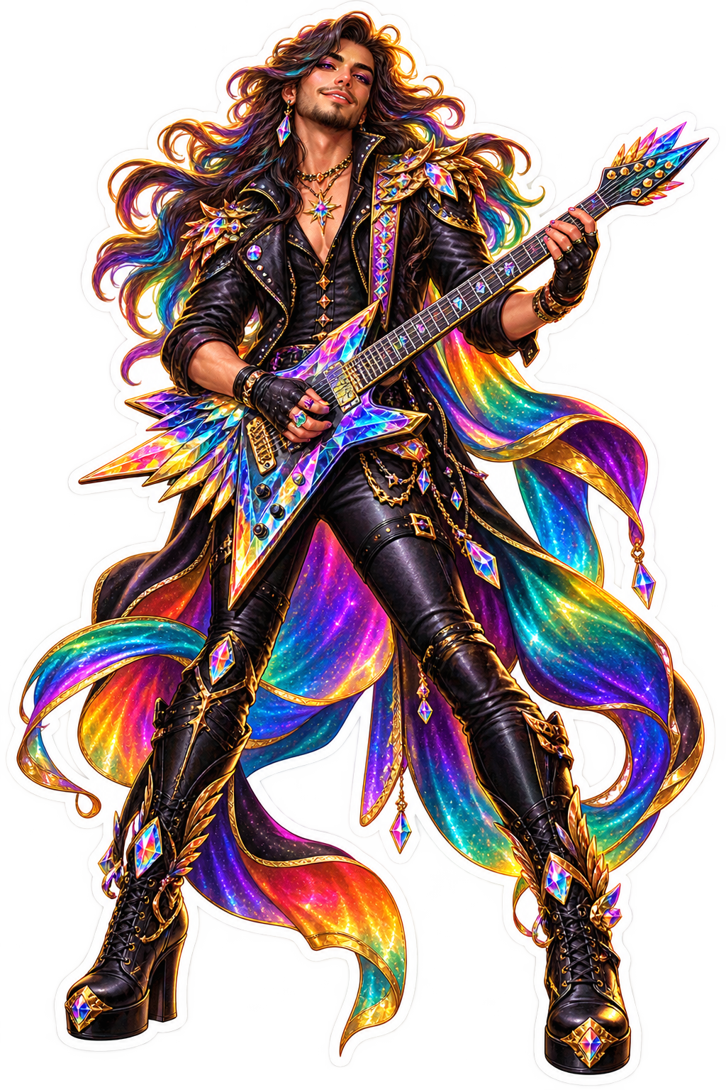 Prism Roadie Champion die-cut sticker