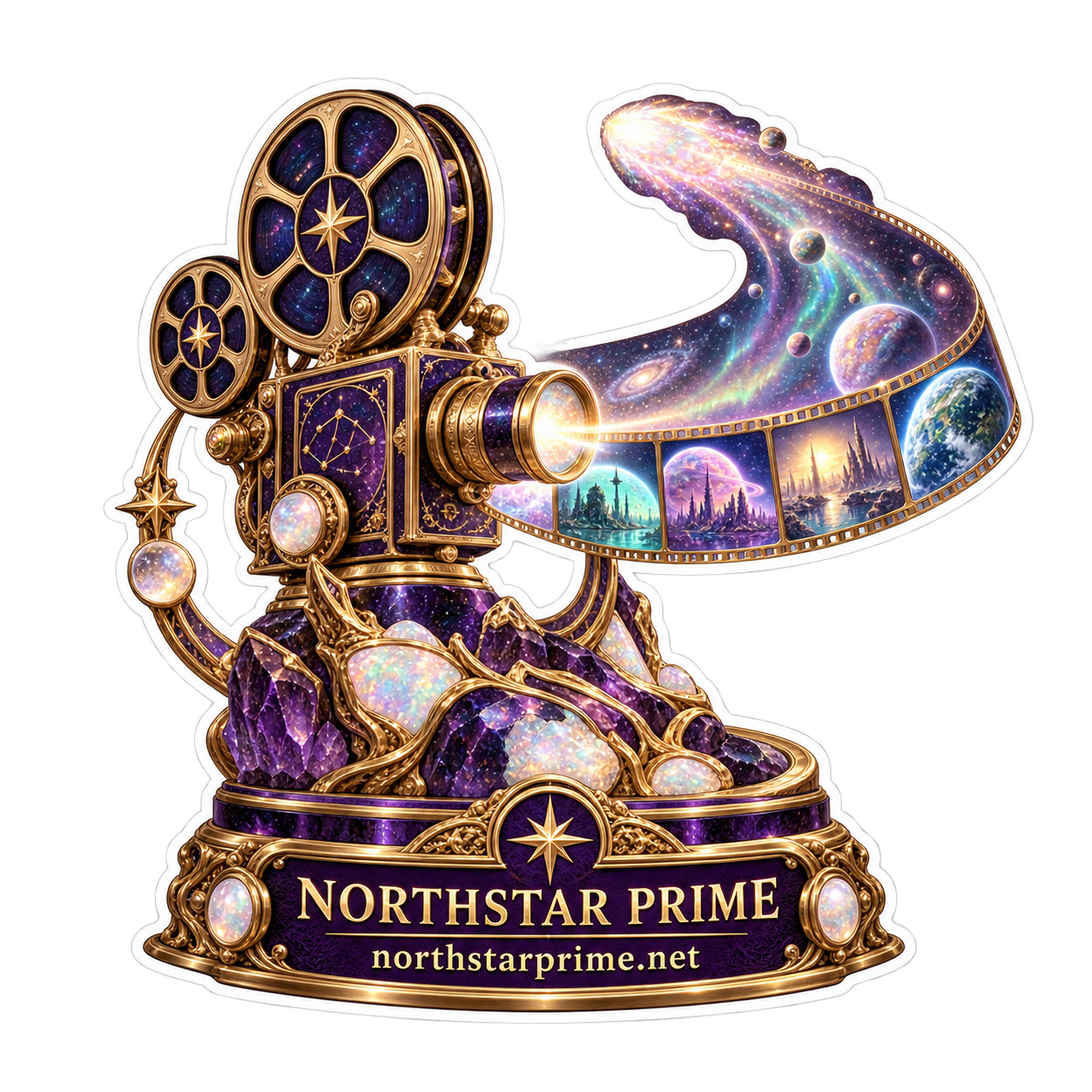 Cinema Comet sticker artwork