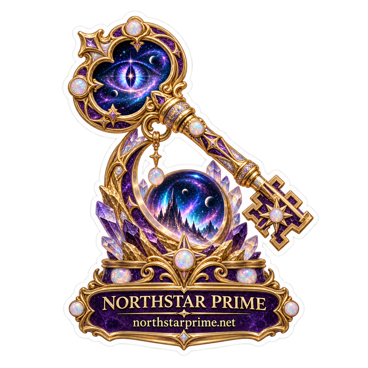 Portal Key sticker artwork