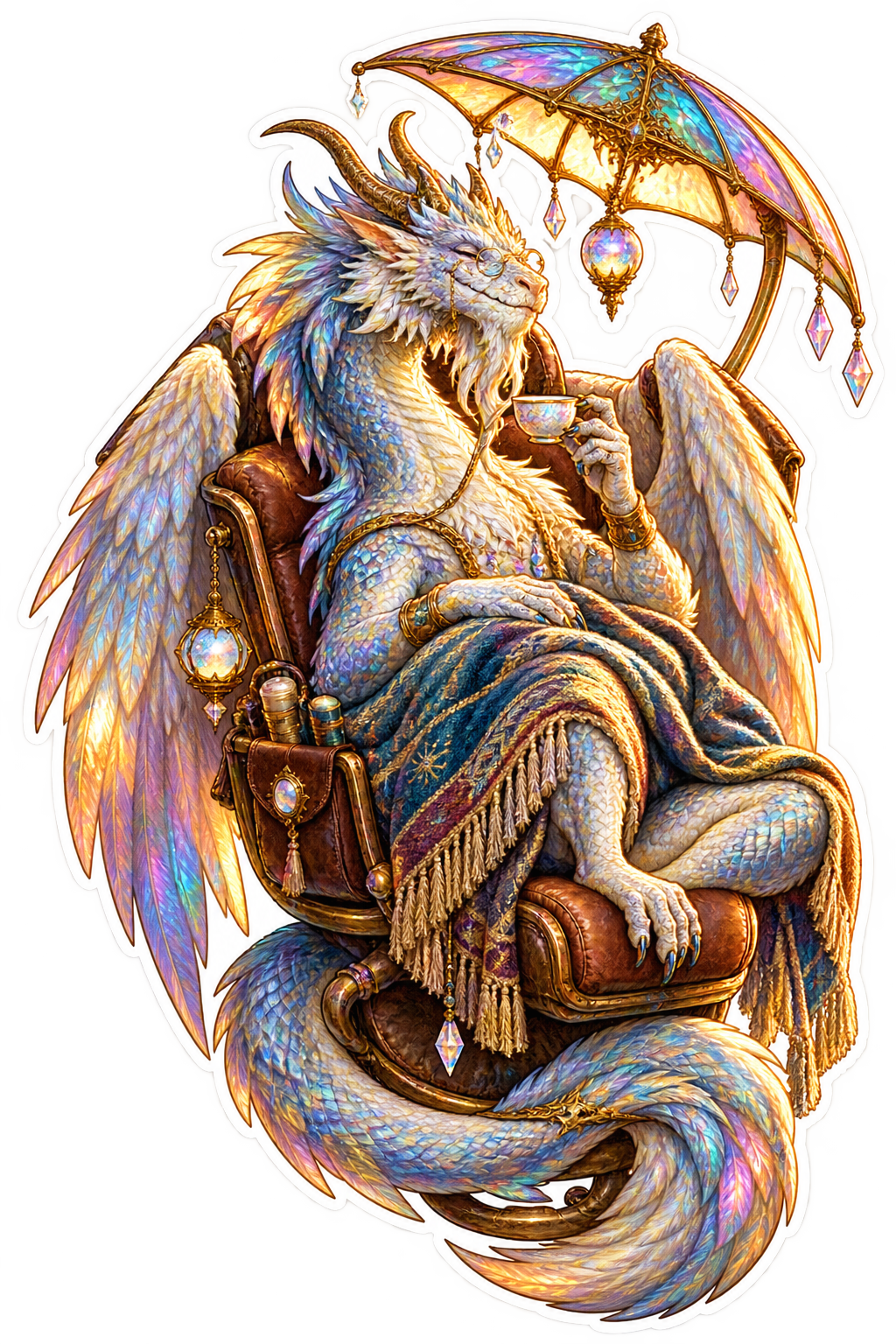 Retired Sky Serpent die-cut sticker