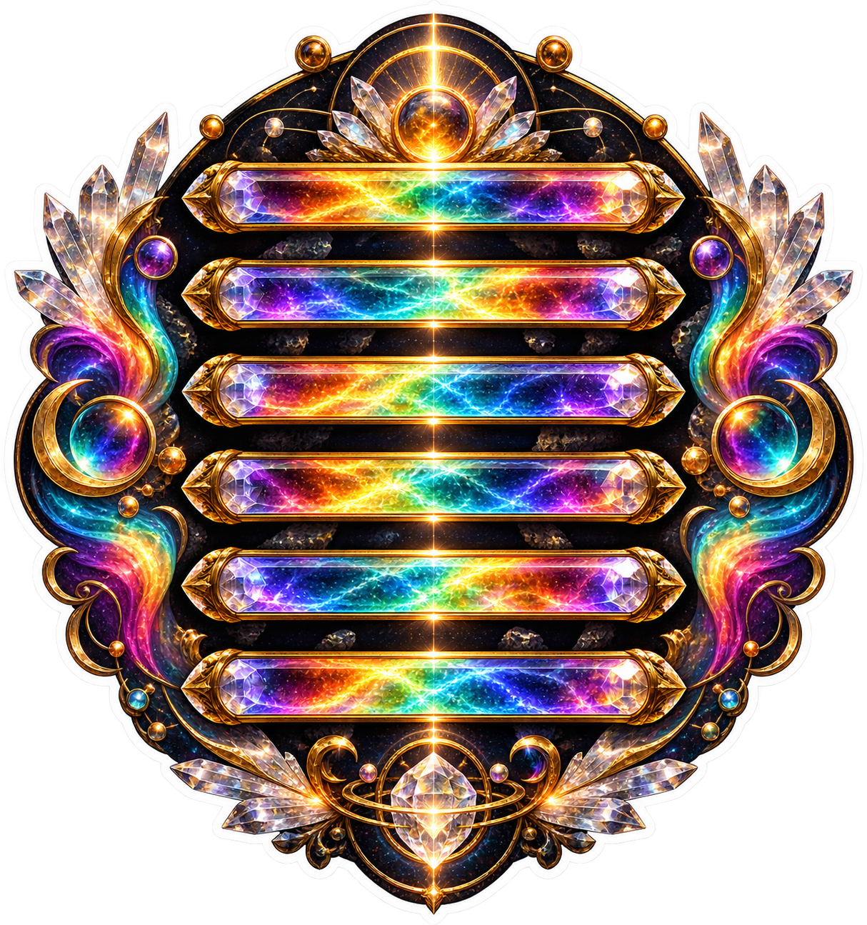 Sixfold Creative Sky die-cut sticker