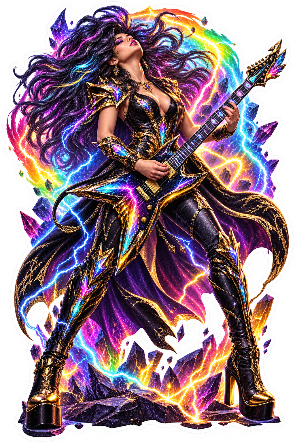 Thunder Panel Virtuoso die-cut sticker