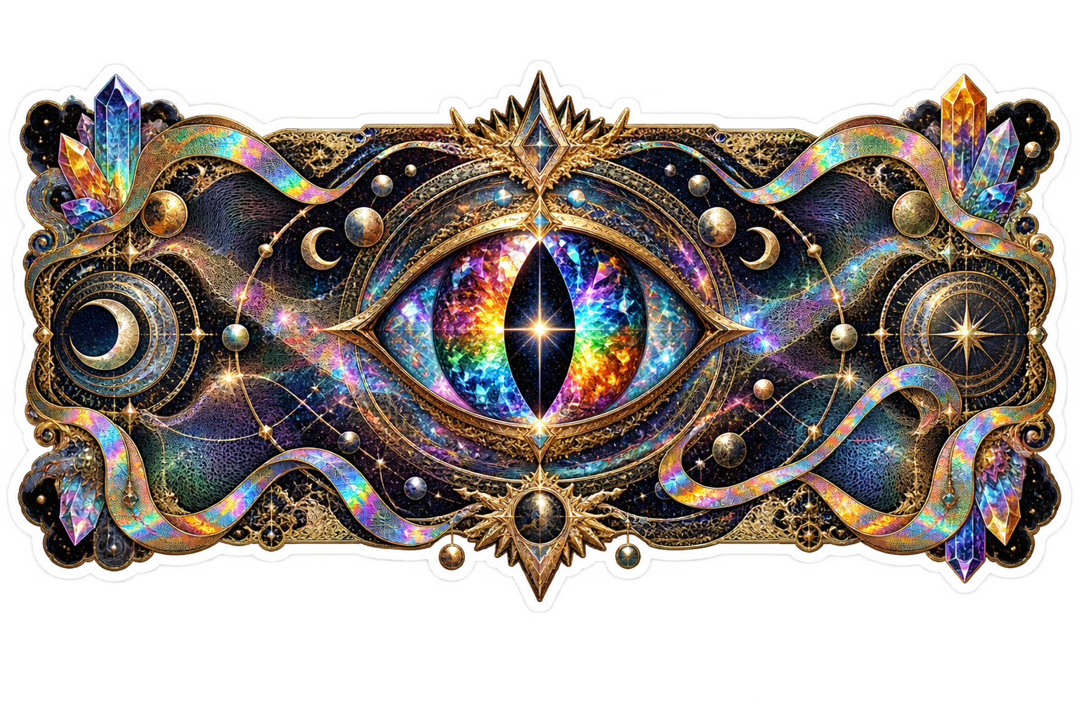 VORATH Cosmic Note die-cut sticker