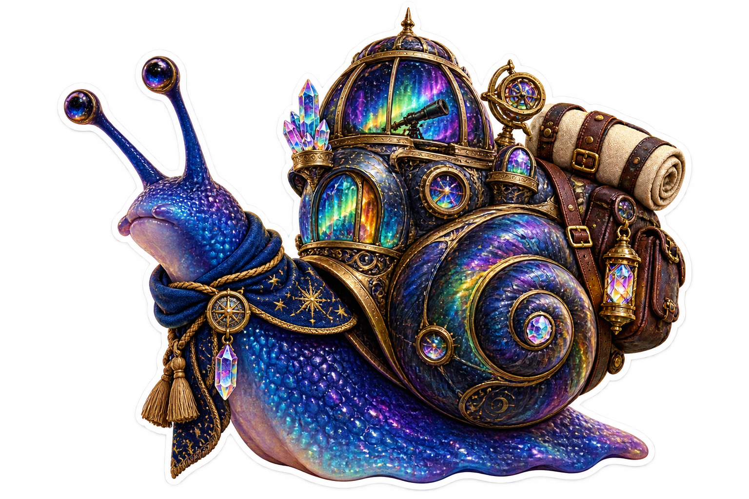 Worldshell Snail die-cut sticker